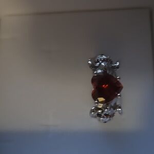 Red diamond Gothic ring